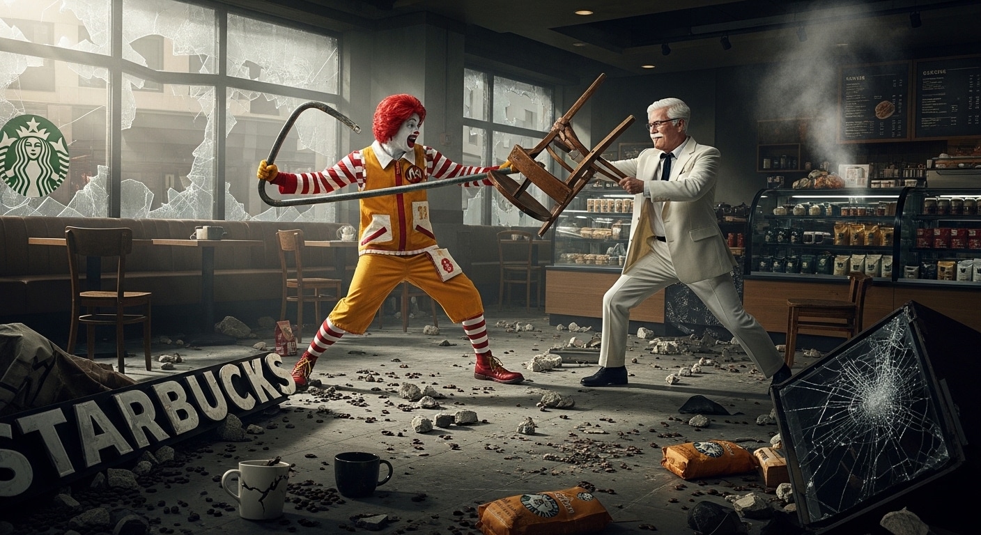 The Dream Match of 🍔VS🍗(Photoreal) | の人気AIイラスト・グラビア