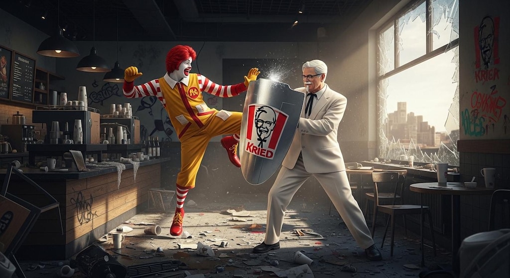 The Dream Match of 🍔VS🍗(Photoreal)