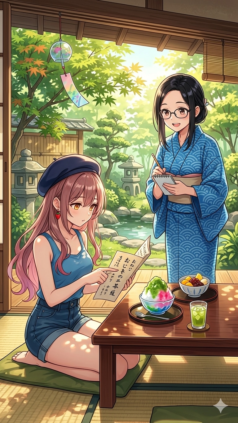 <うちの子ちゃん、Sumiちゃん>夏の和風喫茶