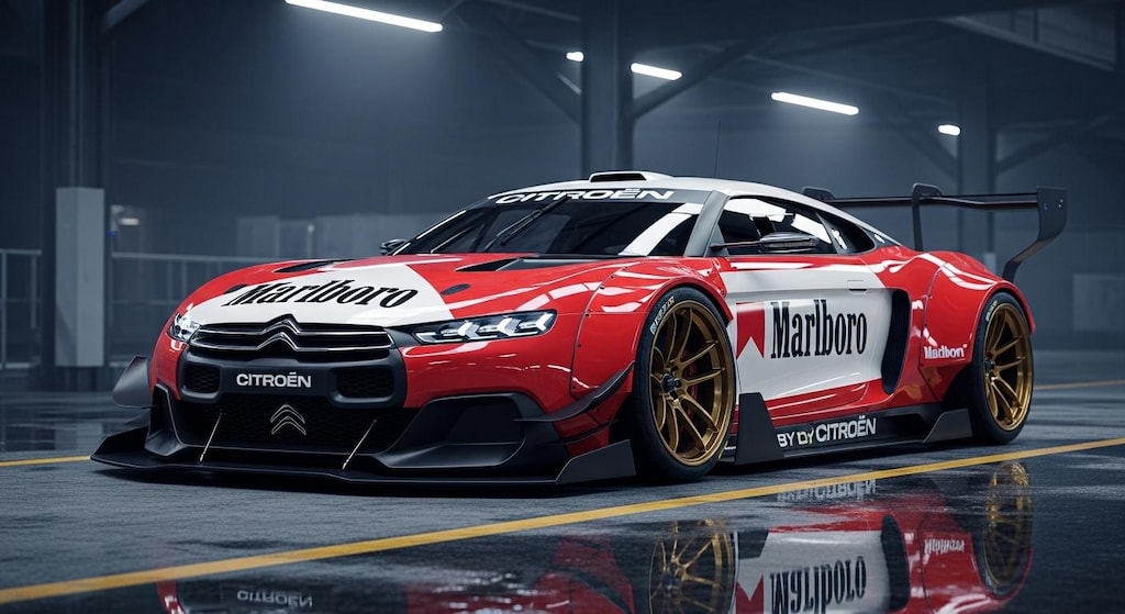 マルボロシトロエンビジョングランツーリスモレーシングカー