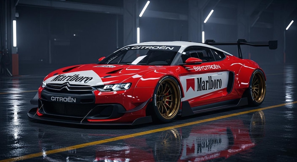 マルボロシトロエンビジョングランツーリスモレーシングカー