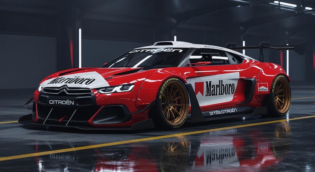 マルボロシトロエンビジョングランツーリスモレーシングカー