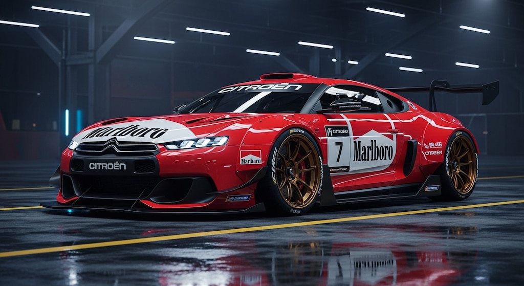マルボロシトロエンビジョングランツーリスモレーシングカー