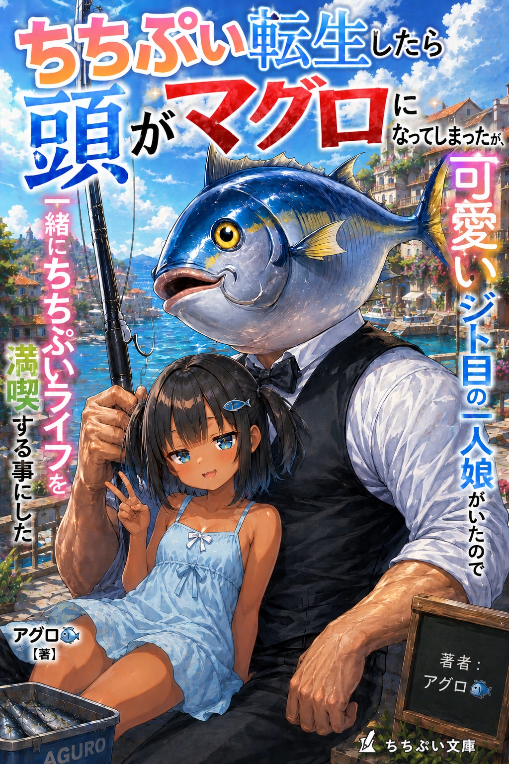 「ちちぷい転生したら頭がマグロになってしまったが、可愛いジト目の一人娘がいたので一緒にちちぷいライフを満喫する事にした」