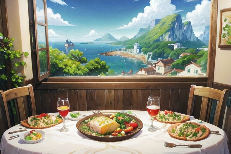 ジブリっぽい食卓？