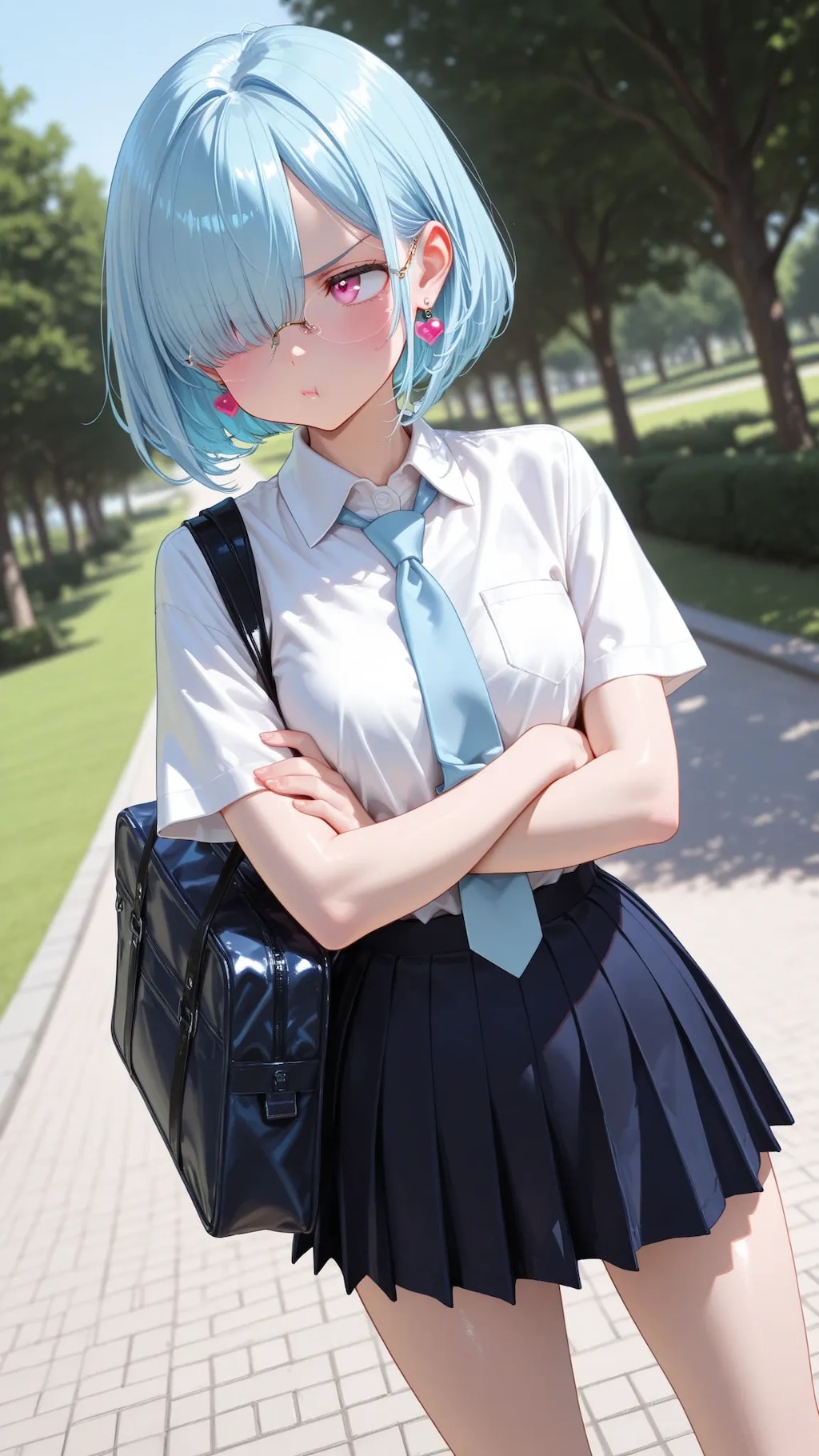 怒る
