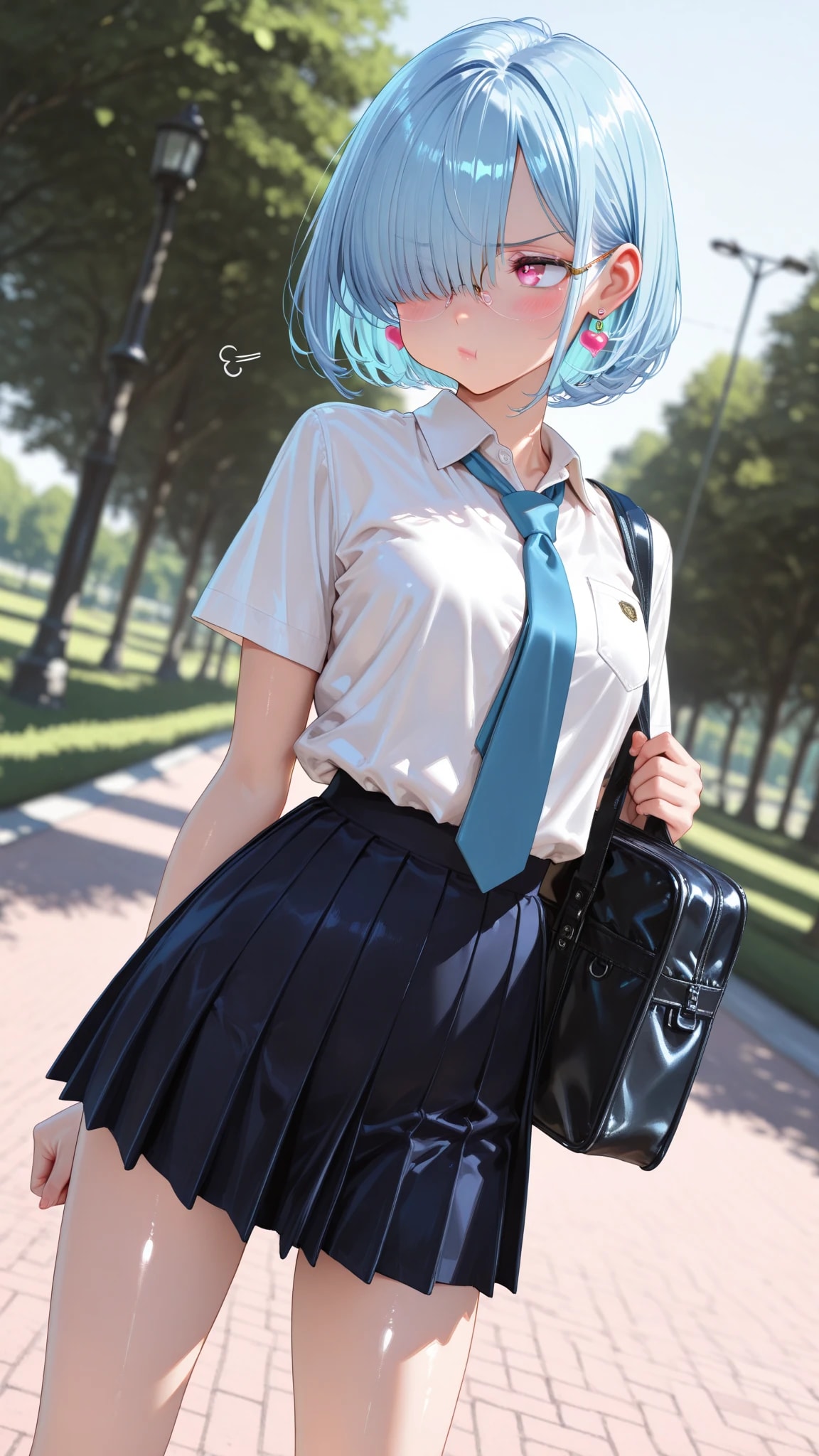 怒る