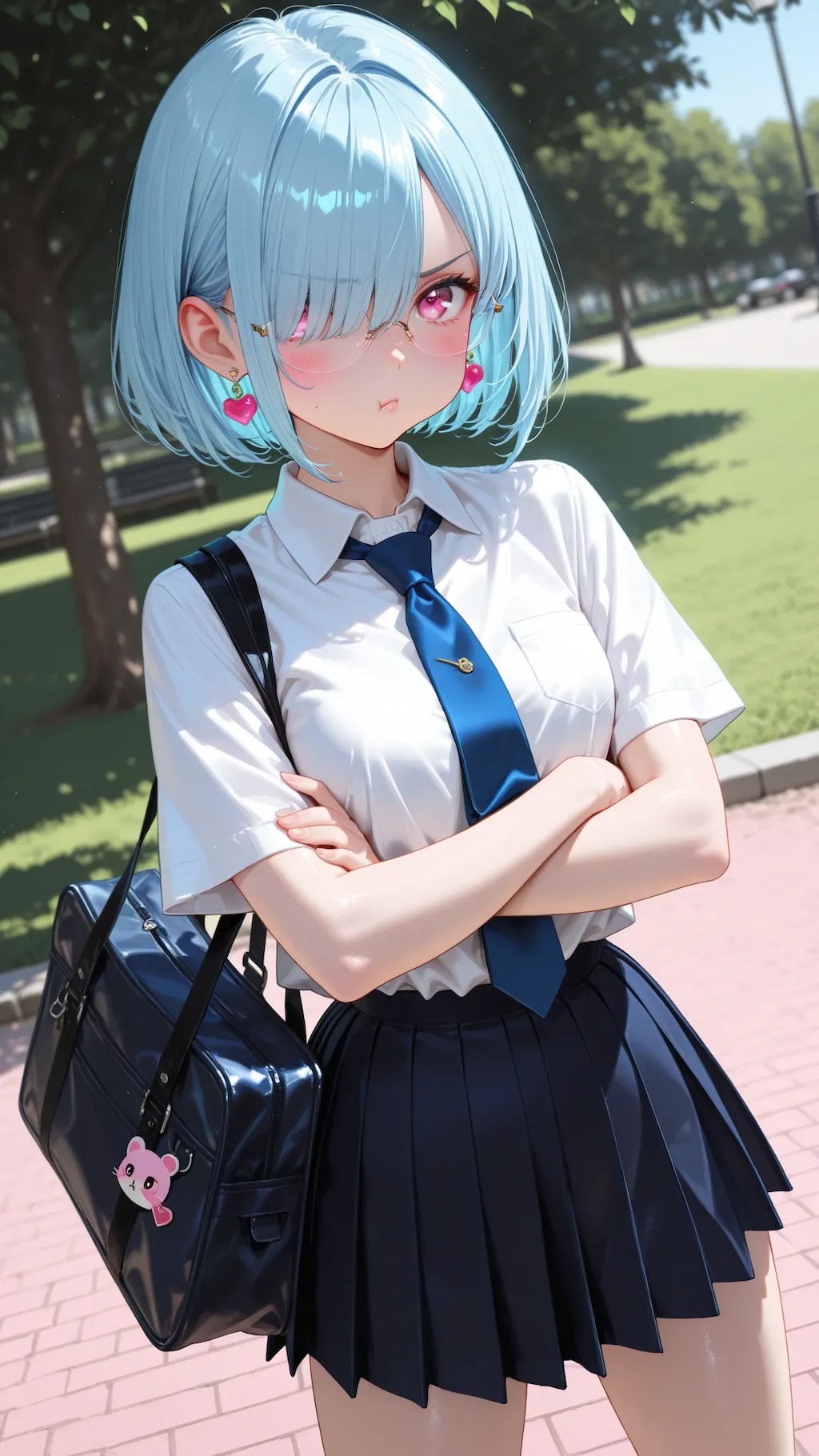 怒る