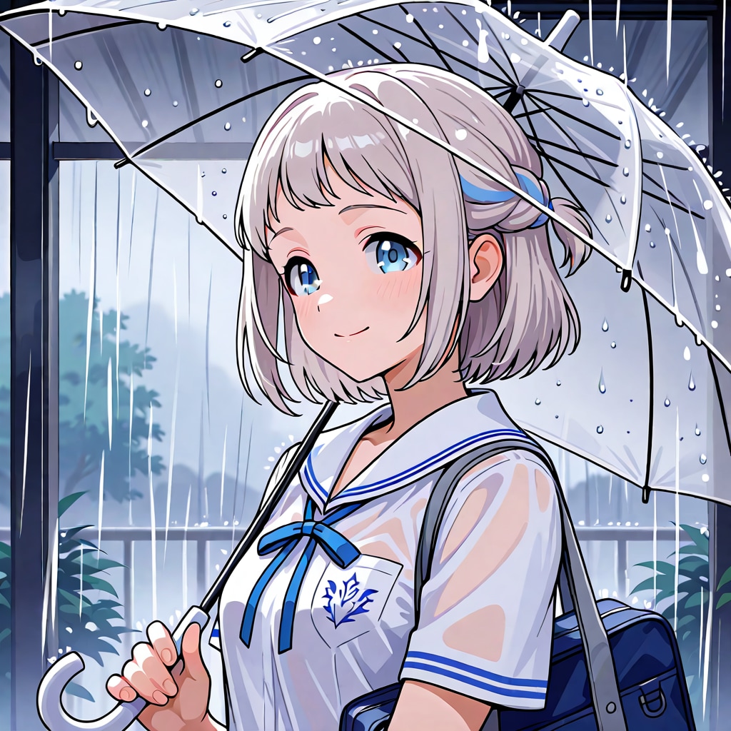 雨と傘