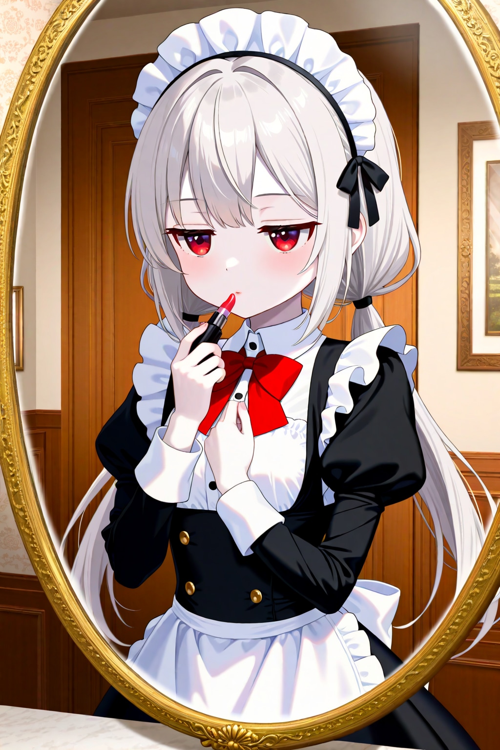 メイドのおめかし