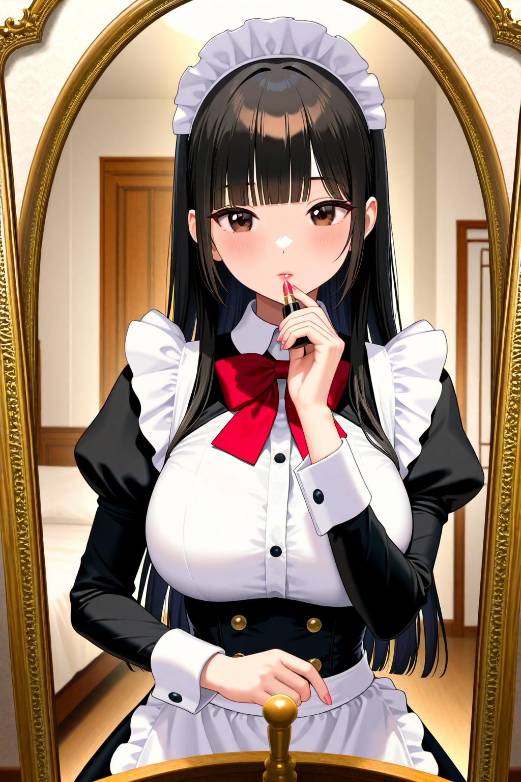 メイドのおめかし