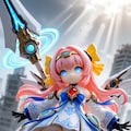 異世界制服少女達　メカ娘　魔法少女アーク　アクリルドールフィギュア 11枚目