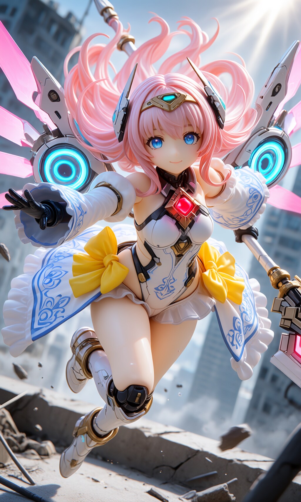 異世界制服少女達　メカ娘　魔法少女アーク　アクリルドールフィギュア