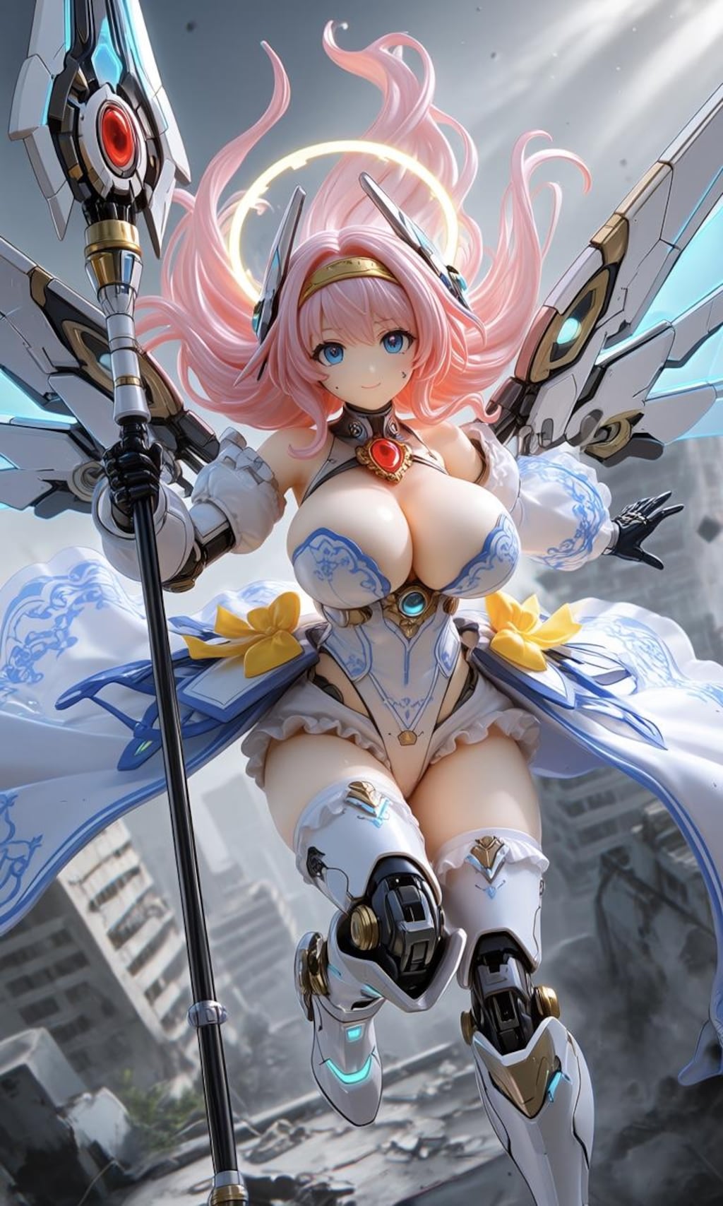 異世界制服少女達　メカ娘　魔法少女アーク　アクリルドールフィギュア