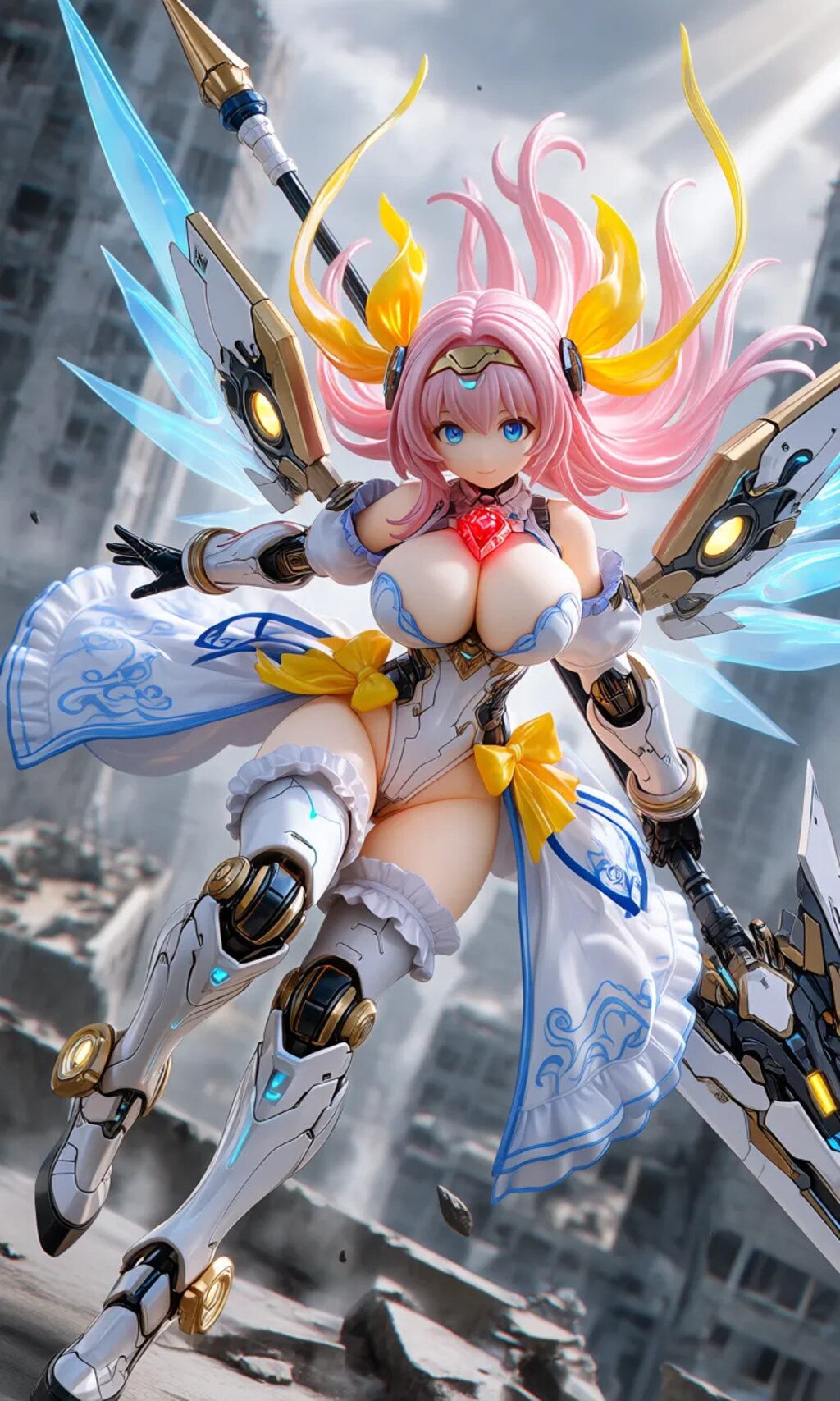 異世界制服少女達　メカ娘　魔法少女アーク　アクリルドールフィギュア