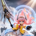 異世界制服少女達　メカ娘　魔法少女アーク　アクリルドールフィギュア 6枚目