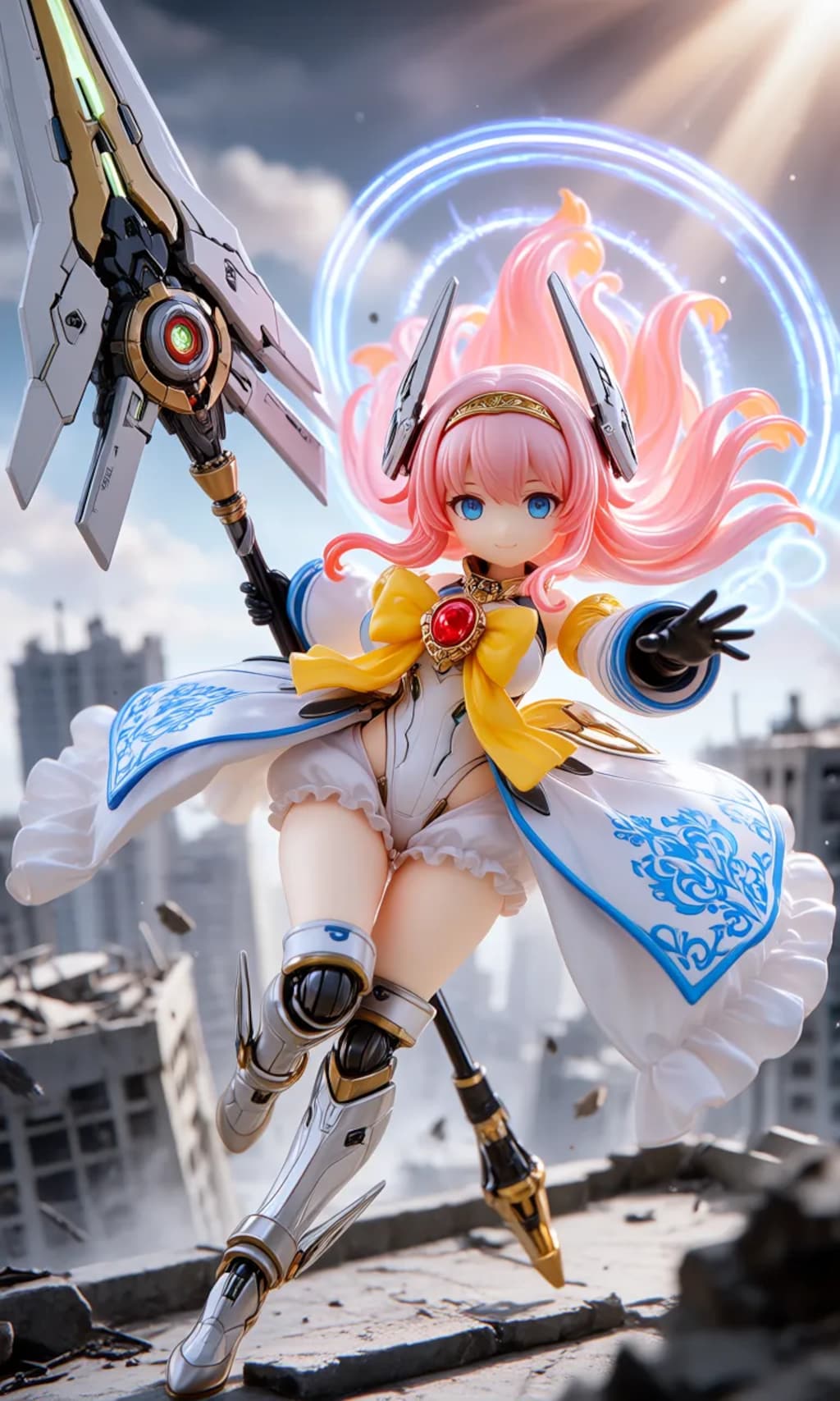 異世界制服少女達　メカ娘　魔法少女アーク　アクリルドールフィギュア