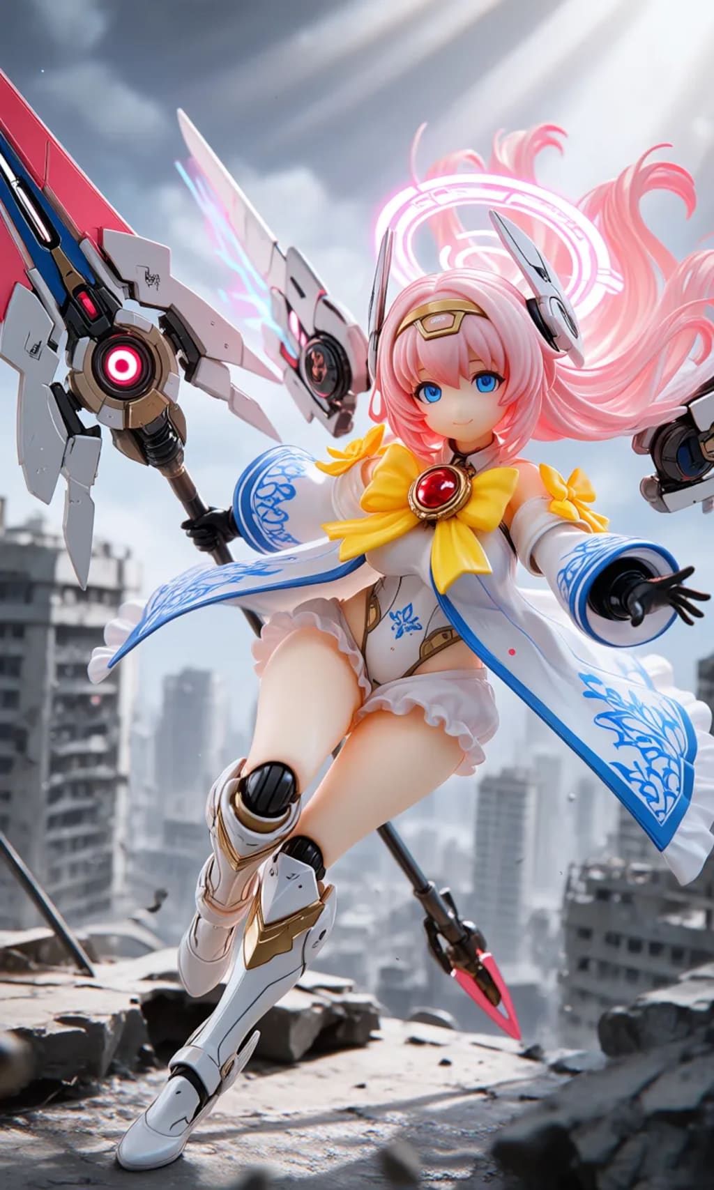 異世界制服少女達　メカ娘　魔法少女アーク　アクリルドールフィギュア