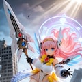異世界制服少女達　メカ娘　魔法少女アーク　アクリルドールフィギュア 10枚目
