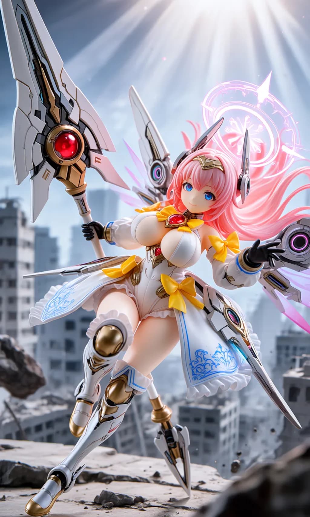 異世界制服少女達　メカ娘　魔法少女アーク　アクリルドールフィギュア