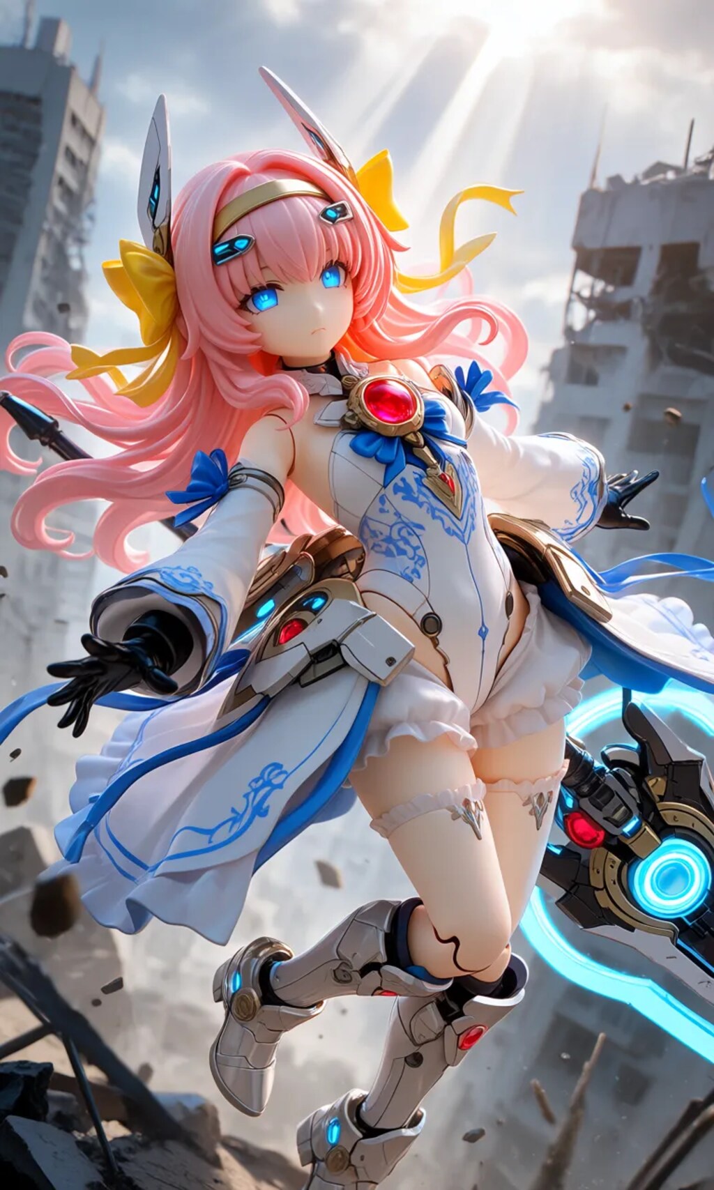 異世界制服少女達　メカ娘　魔法少女アーク　アクリルドールフィギュア