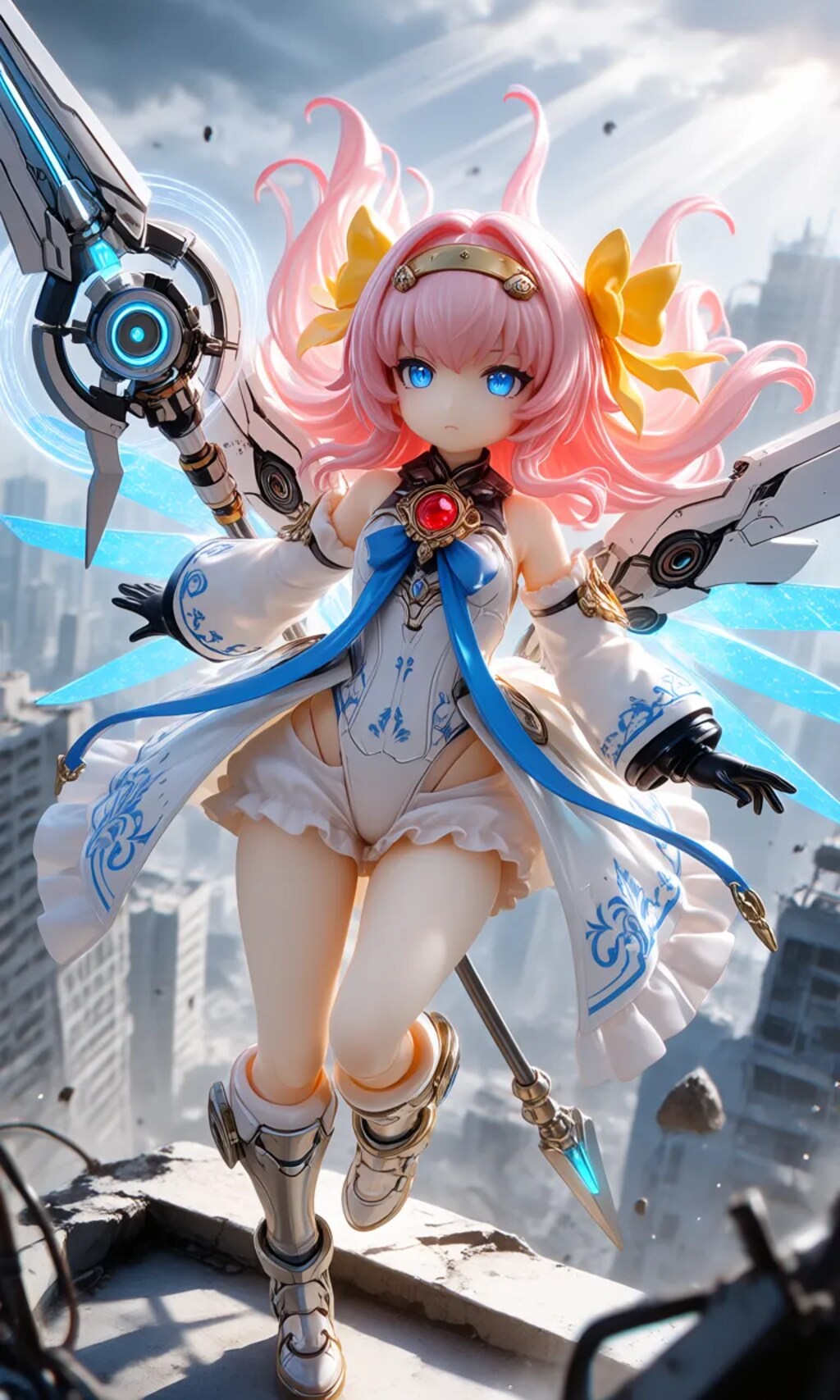 異世界制服少女達　メカ娘　魔法少女アーク　アクリルドールフィギュア