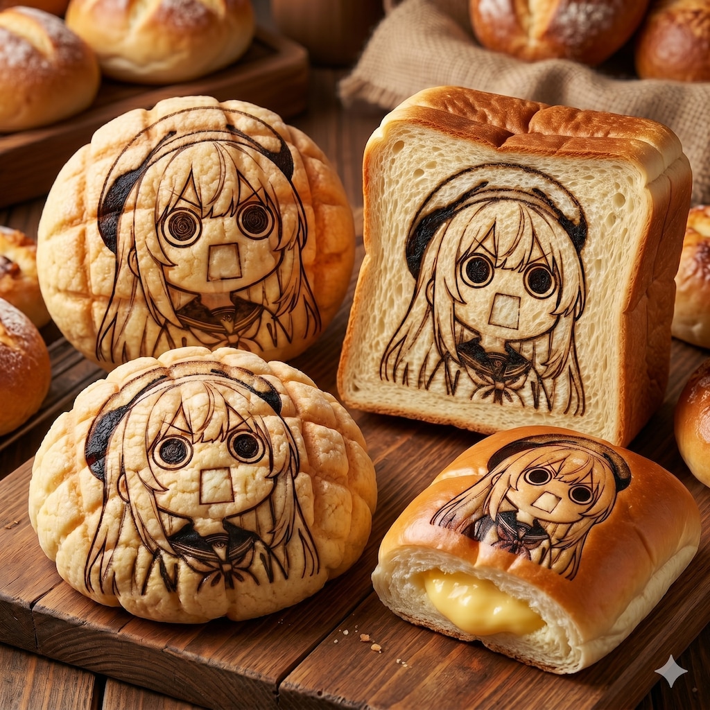 朝食のえらいこっちゃ嬢印パン