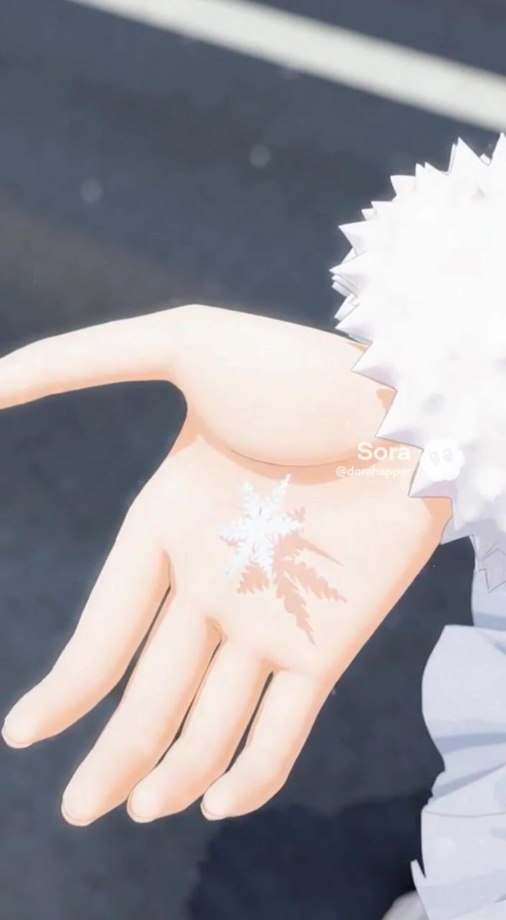冬空の下で