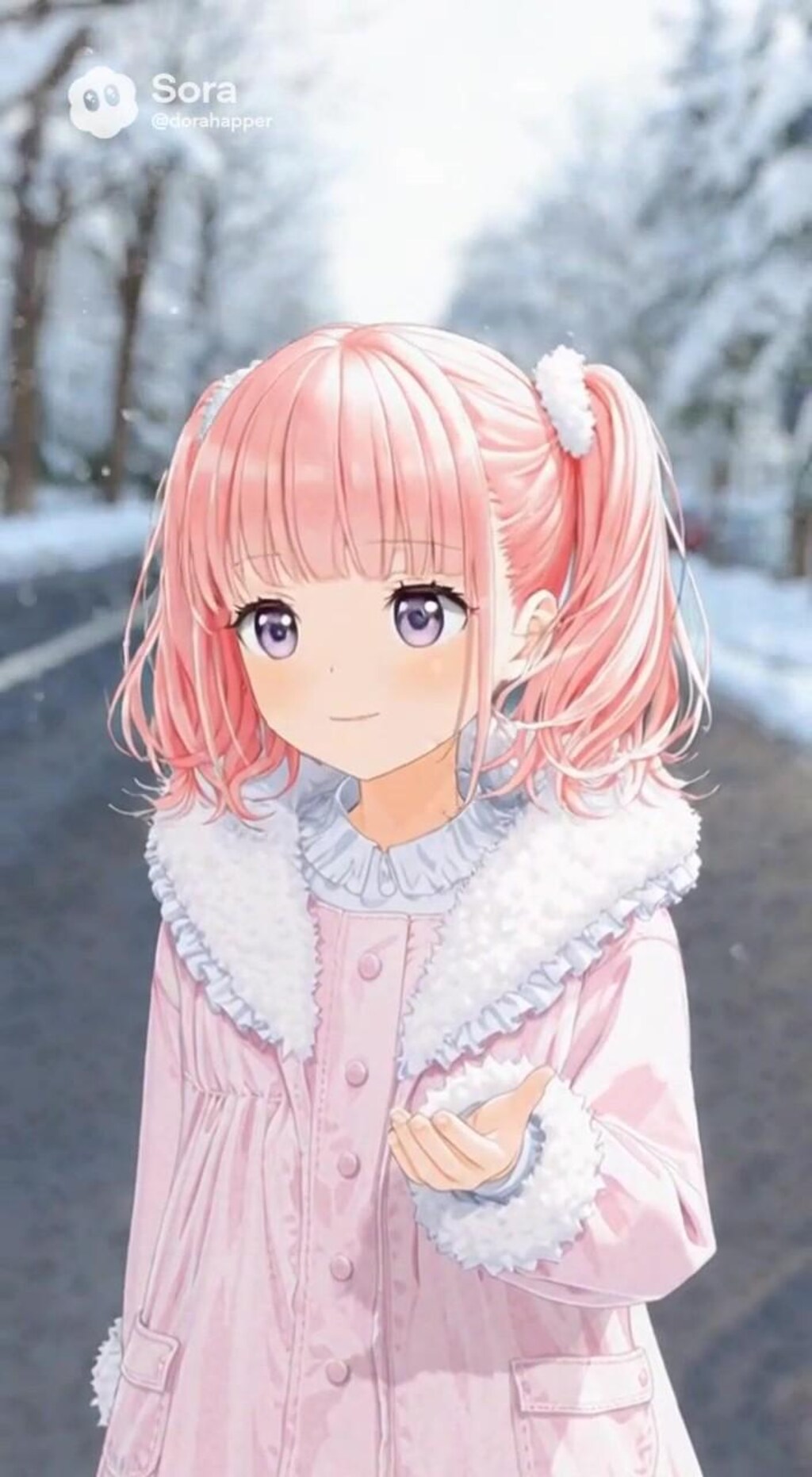 冬空の下で