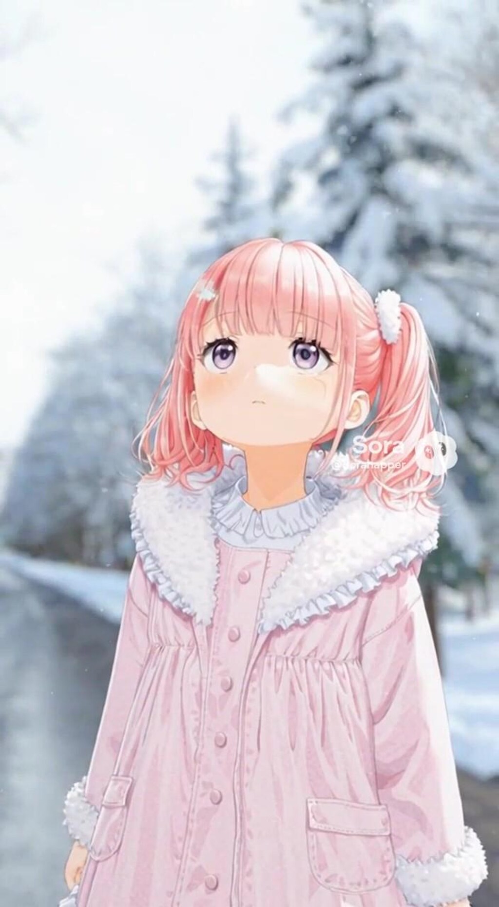 冬空の下で