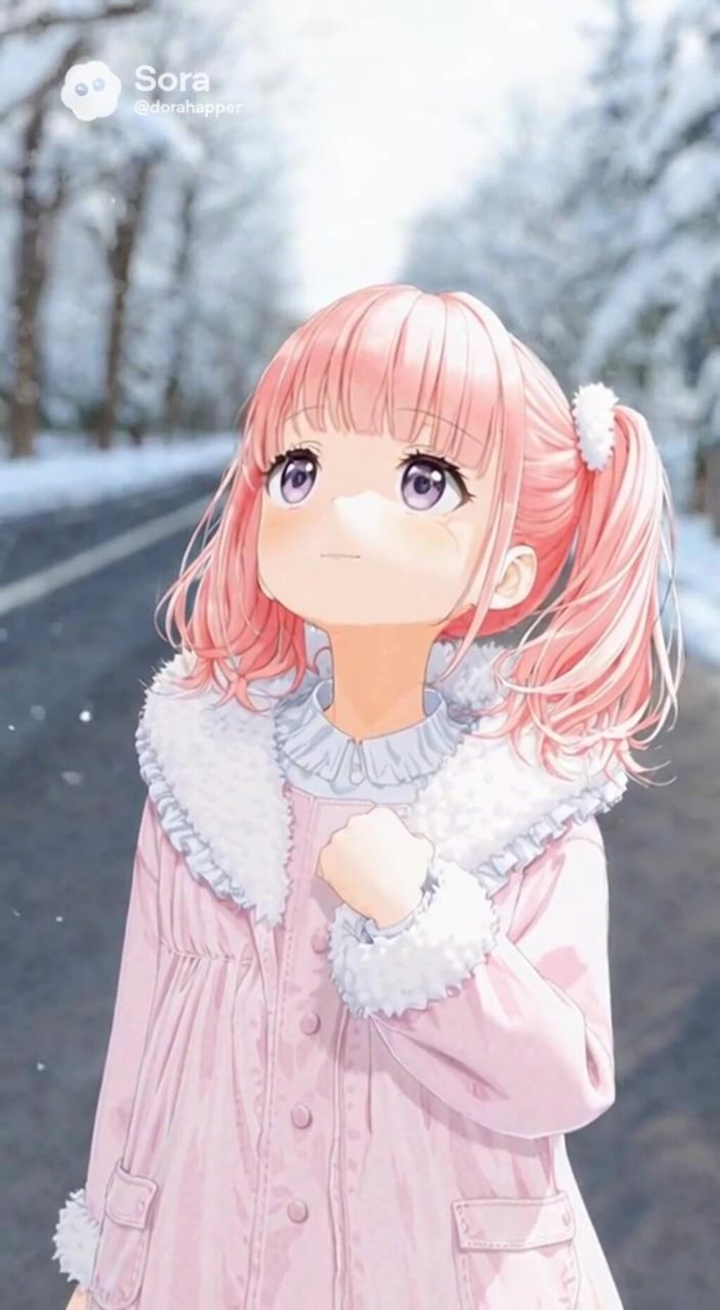 冬空の下で