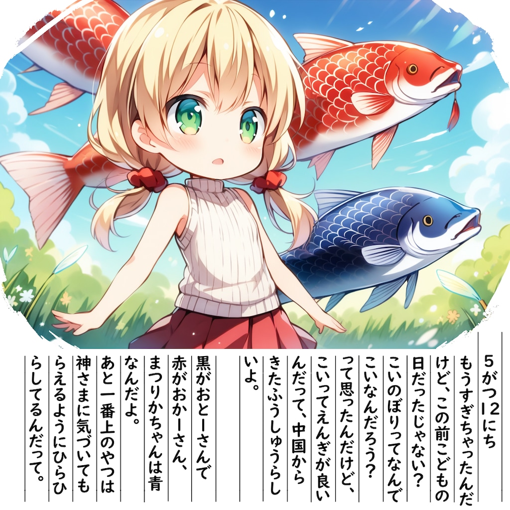 【絵日記】こどもの日は過ぎたけど…