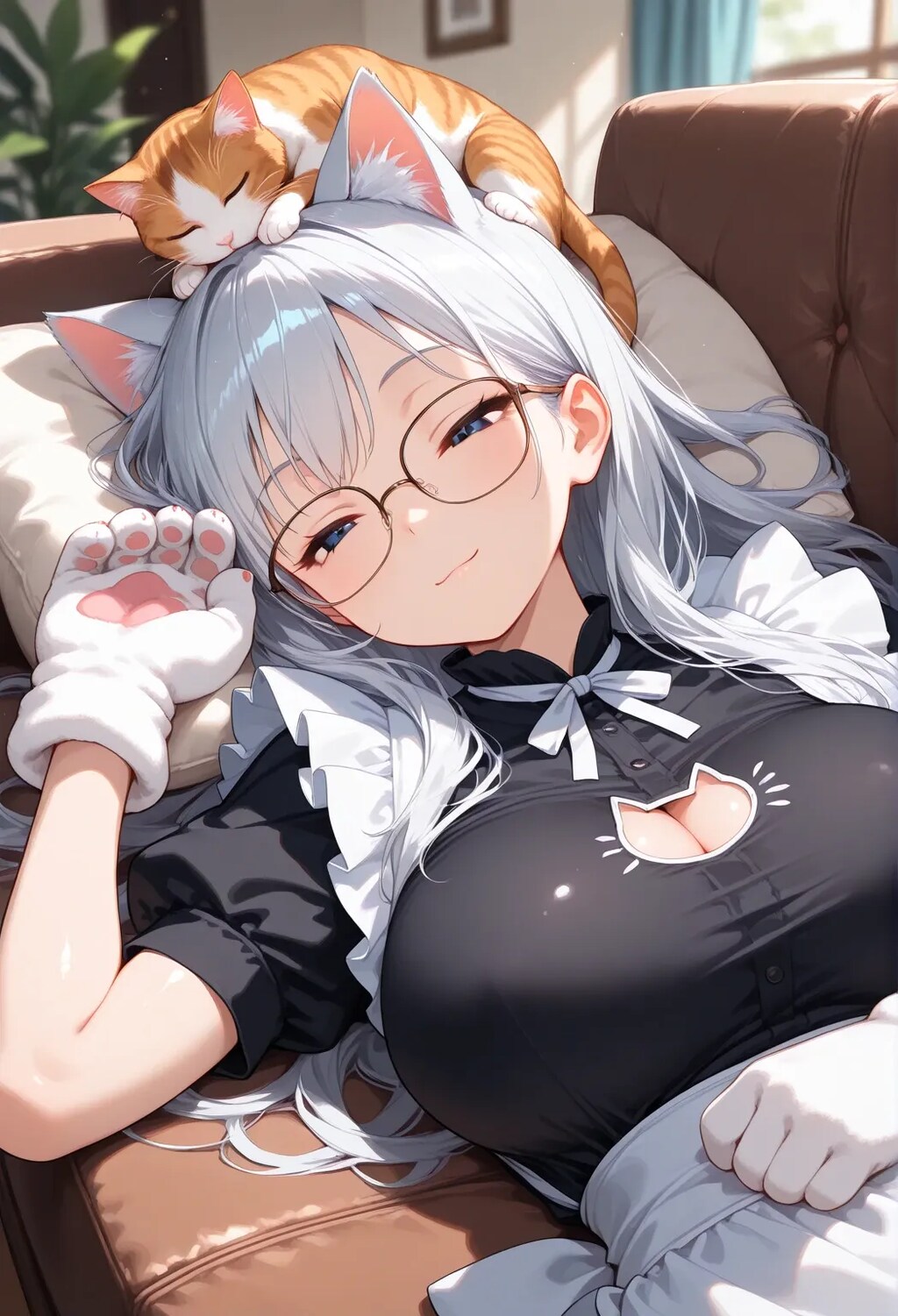 お疲れねーこさん