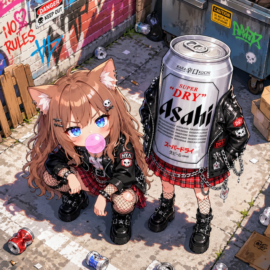 パンクな小さな女の子