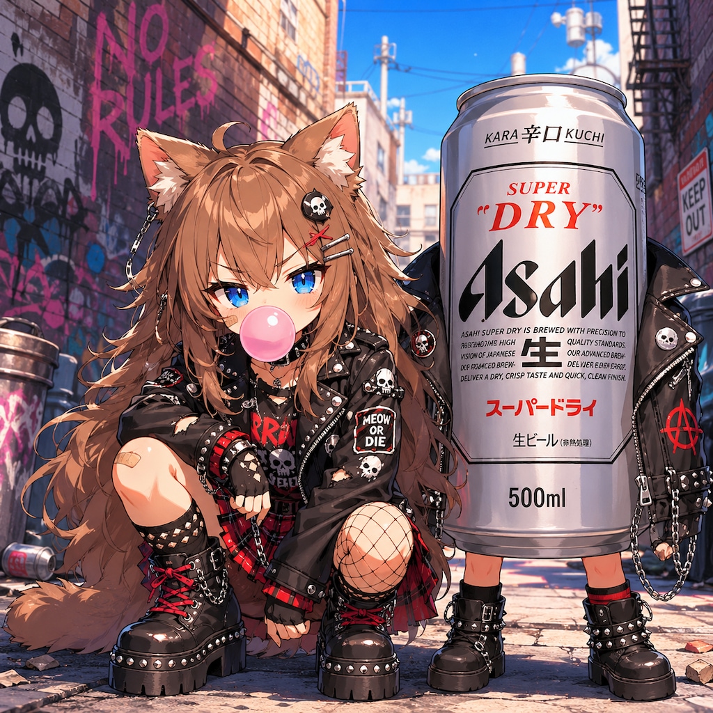 パンクな小さな女の子