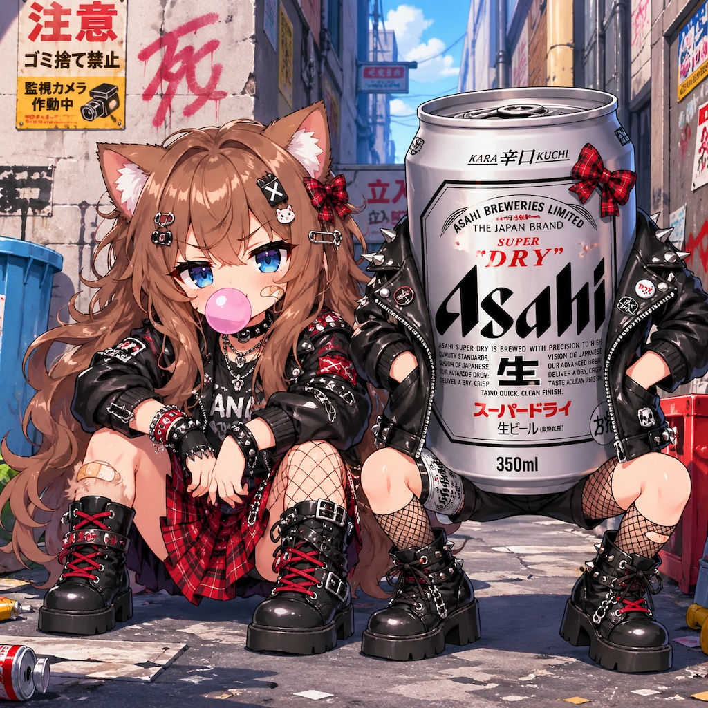 パンクな小さな女の子