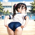 体操服の少女 3枚目
