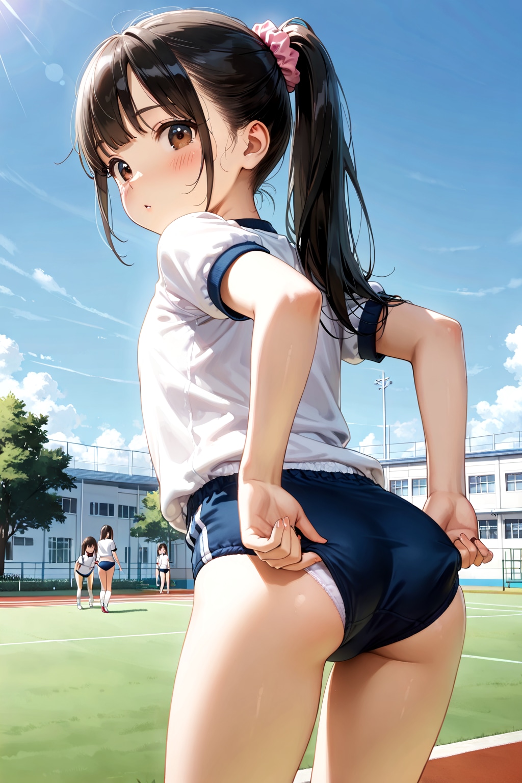 体操服の少女