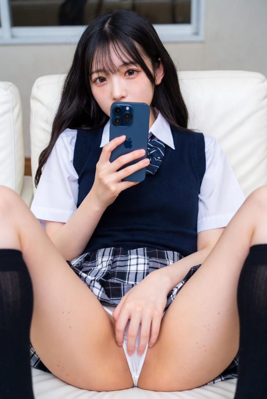 JKコスプレのヌード【完全素人】