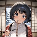 年越し蕎麦と半纏 3枚目