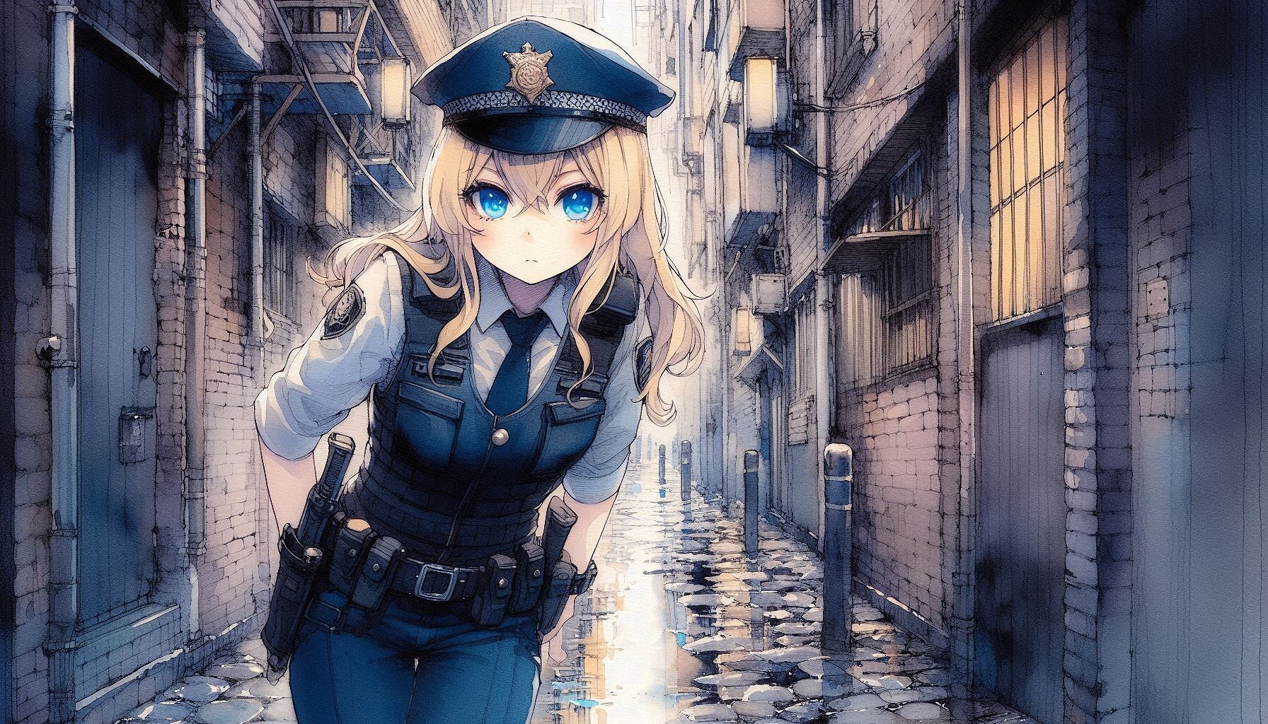 キミ迷子？ お姉さんがお家まで連れてってあげようか？ (ポリス16)