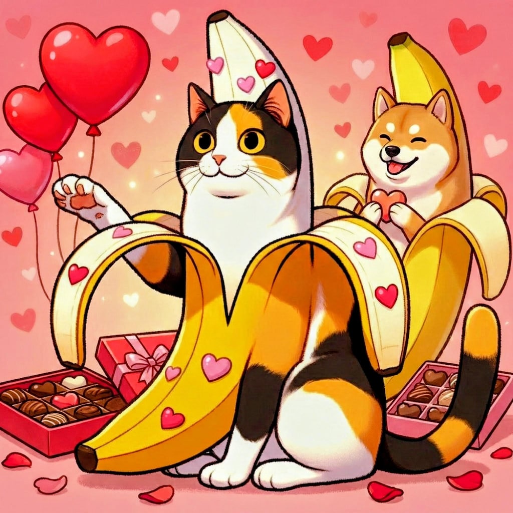 【累計45,000いいね記念】うちの子達のバレンタイン