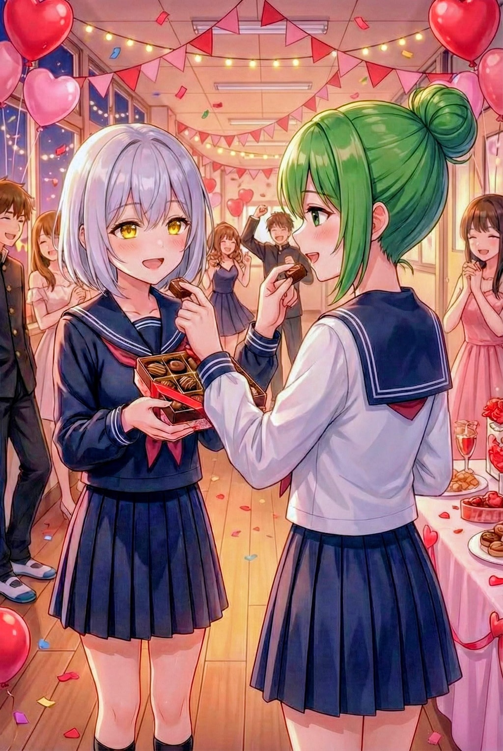 【累計45,000いいね記念】うちの子達のバレンタイン