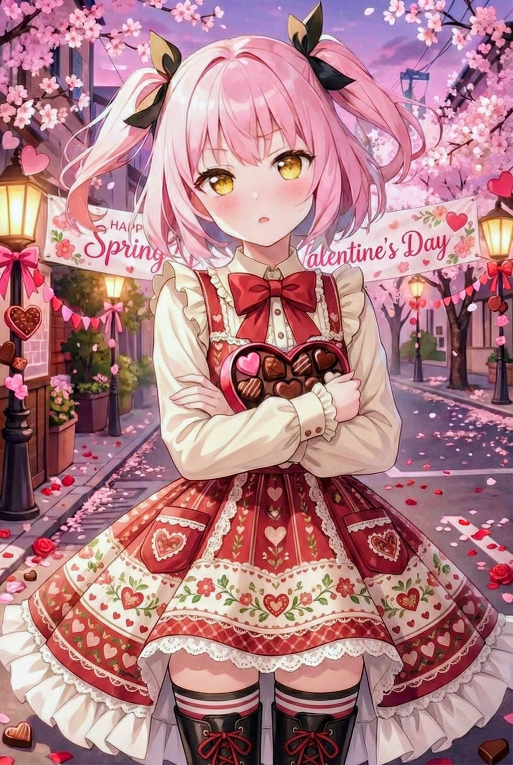 【累計45,000いいね記念】うちの子達のバレンタイン