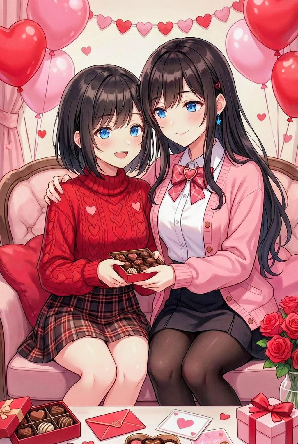 【累計45,000いいね記念】うちの子達のバレンタイン