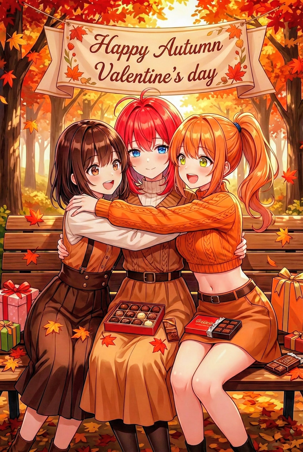 【累計45,000いいね記念】うちの子達のバレンタイン