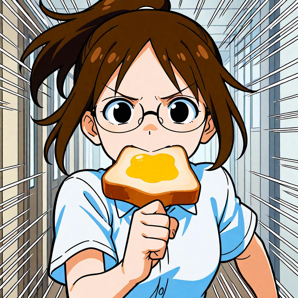 教室に向かってダッシュ
