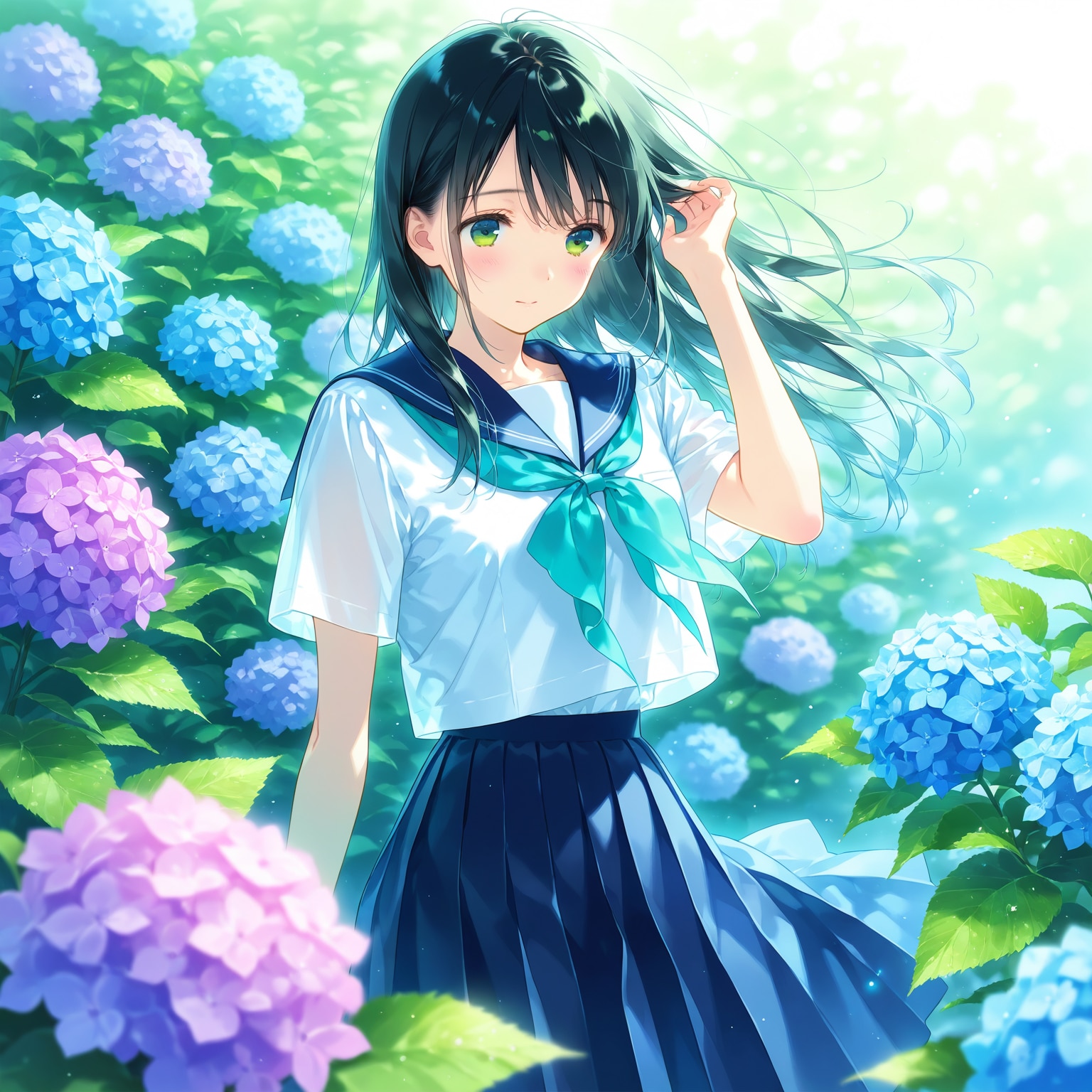 あじさい | の人気AIイラスト・グラビア
