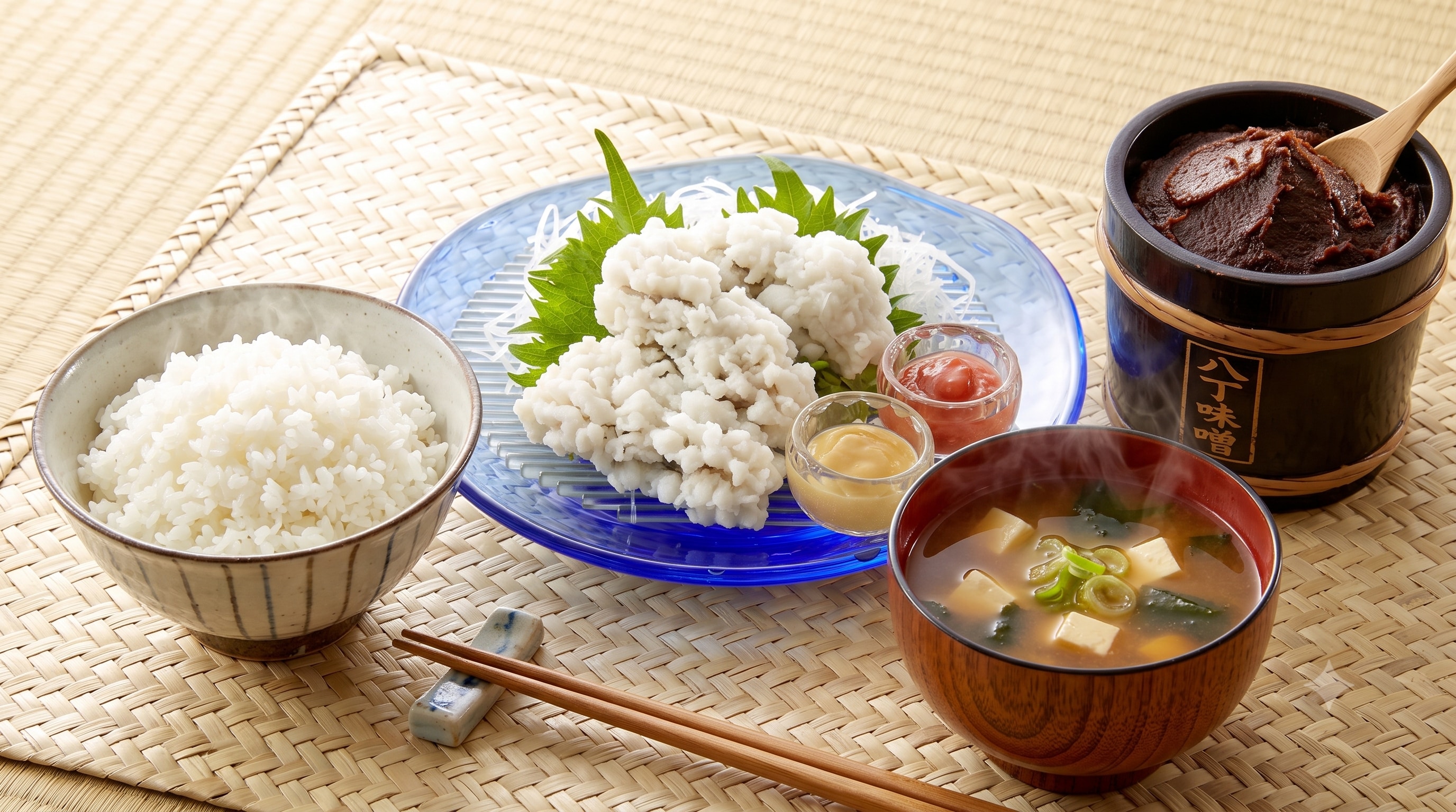 摩訶不思議食堂の八丁味噌付きハモ膳