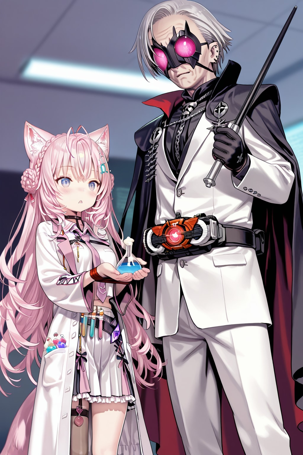 博衣こよりに秘密結社の科学者のなんたるかを教示する謎の老人2